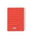 Agenda espiral liderpapel syro s a5 2025 dia pagina color rojo papel 60 gr catalan