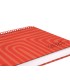 Agenda espiral liderpapel syro s a5 2025 dia pagina color rojo papel 60 gr catalan