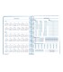 Agenda espiral liderpapel syro s a5 2025 dia pagina color azul papel 60 gr catalan