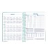 Agenda espiral liderpapel syro s a5 2025 dia pagina color turquesa papel 60 gr