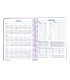 Agenda espiral liderpapel syro s a5 2025 dia pagina color rosa papel 60 gr