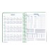 Agenda espiral liderpapel syro s a5 2025 dia pagina color verde papel 60 gr