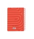 Agenda espiral liderpapel syro s a5 2025 dia pagina color rojo papel 60 gr