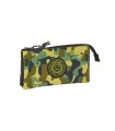 Bolso escolar safta portatodo paul frank camo triple 220x120x30 mm