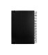 Agenda encuadernada liderpapel olbia a4 2025 dia pagina color negro papel 60 gr