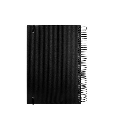 Agenda encuadernada liderpapel olbia a4 2025 dia pagina color negro papel 60 gr