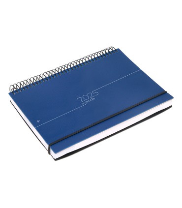 Agenda encuadernada liderpapel olbia a4 2025 dia pagina color azul papel 60 gr