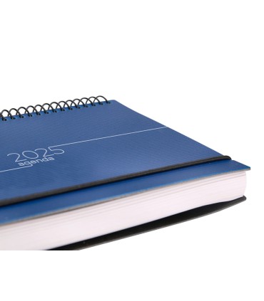 Agenda encuadernada liderpapel olbia a4 2025 dia pagina color azul papel 60 gr