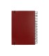 Agenda encuadernada liderpapel olbia a5 2025 dia pagina color rojo papel 60 gr