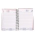 Agenda encuadernada liderpapel olbia a5 2025 dia pagina color rojo papel 60 gr