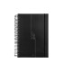 Agenda encuadernada liderpapel olbia a5 2025 dia pagina color negro papel 60 gr