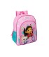 Mochila safta infantil adaptable a carro gabby s dollhouse party 340x260x110 mm