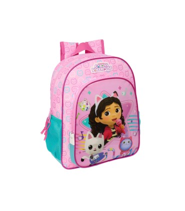 Mochila safta infantil adaptable a carro gabby s dollhouse party 340x260x110 mm