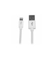 Adaptadores startech cable 2m lightning usb blanco