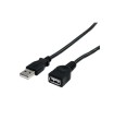 Adaptadores startech 10 ft black usb 2.0 extension a to