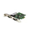 Adaptadores startech tarjeta serie pci-e 2 puertos