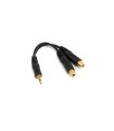 Cables audio-video startech cable divisor 3 5mm m a 2x h