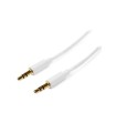 Cables audio-video startech cable 2m audio minijack macho