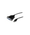 Cables ordenador / movilidad startech cable 1 8m paralelo a usb