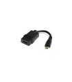 Cables audio-video startech cable 12cm hdmi a micro