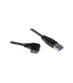 Adaptadores startech cable 0 5m microusb 3 acodado