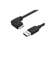 Adaptadores startech cable 1m micro usb 3.0 acodado