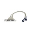 Cables ordenador / movilidad startech adaptador placa usb a h 2 puertos