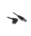 Adaptadores startech cable 1m micro usb 3.0 acodado