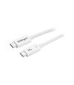 Cables ordenador / movilidad startech cable 0 5m thunderbolt 3 blanc