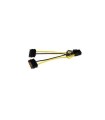 Cables ordenador / movilidad startech cable adaptador 15cm alimentacion s