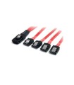 Cables ordenador / movilidad startech adaptador 50cm mini sas serial att