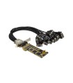 Adaptadores startech tarjeta serie pci-e 16 puertos