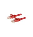 Cables fibra / ethernet / telef. startech cable 5m cat6 snagless rojo