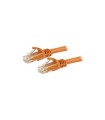 Cables fibra / ethernet / telef. startech cable 5m cat6 snagless naranja