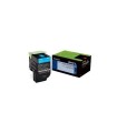 Consumible impresora laser lexmark 802sc toner cian retorn