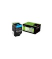 Consumible impresora laser lexmark 802c toner cian retorn