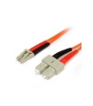 Cables fibra / ethernet / telef. startech patch fibra duplex multimodo 62 5/