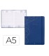 Agenda encuadernada liderpapel efira a5 2025 dia pagina color azul papel 70 gr