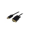 Adaptadores startech cable 1 8m displayport a vga