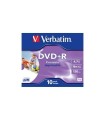 Dvd+r verbatim imprimible capacidad 4,7 gb velocidad 16x pack 10 unidades