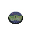 Cd-rw verbatim capacidad 700mb velocidad 12x pack 10 unidades