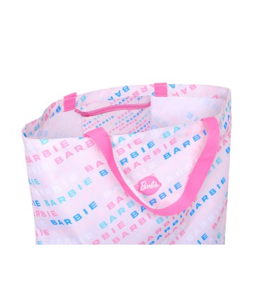 Bolsa shopping bag safta barbie logomania 450x500x100 mm