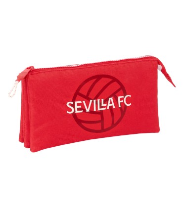 Bolso escolar portatodo safta triple sevilla fc corporativa 120x220x30 mm