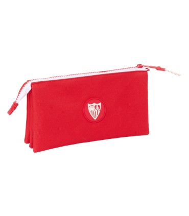 Bolso escolar portatodo safta triple sevilla fc corporativa 120x220x30 mm