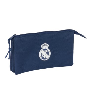 Bolso escolar portatodo safta triple real madrid girl 120x220x30 mm