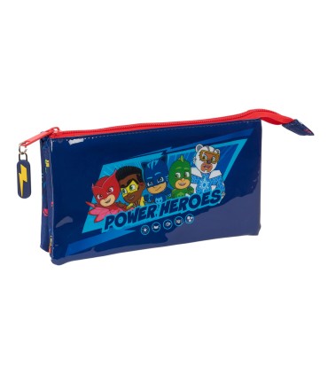 Bolso escolar portatodo safta triple pjmasks ready 120x220x30 mm