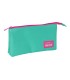 Bolso escolar portatodo safta triple nait nait verde mint 120x220x30 mm