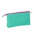 Bolso escolar portatodo safta triple nait nait verde mint 120x220x30 mm