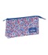 Bolso escolar portatodo safta triple nait nait floresistente coimbra azul 120x220x30 mm