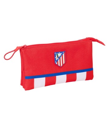 Bolso escolar portatodo safta triple atletico de madrid 120x220x30 mm